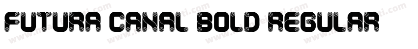 Futura Canal Bold Regular字体转换
